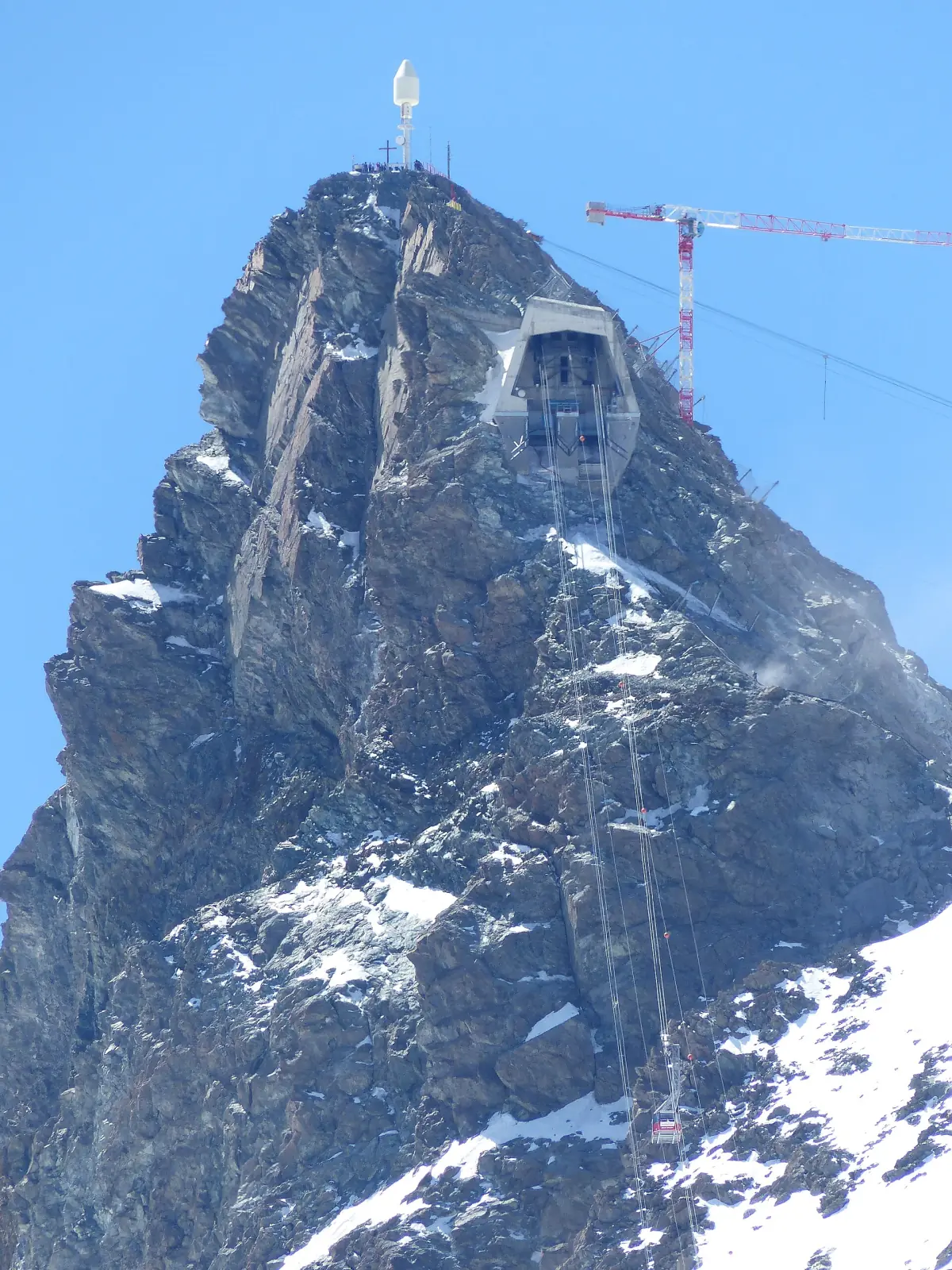 The summit station on the Klein Matterhorn
